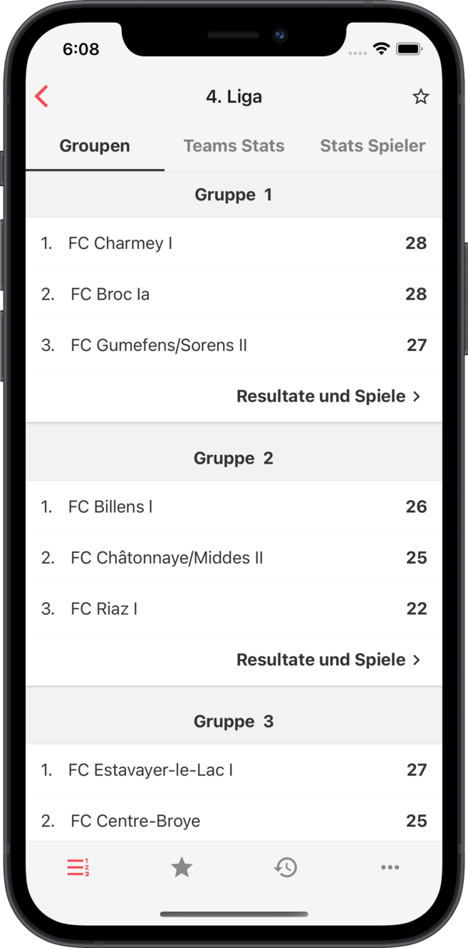 aff - Resultate | Spielplan | Ranglisten