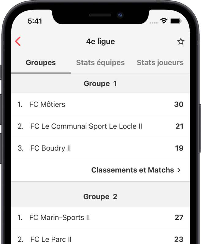 Application Footstats